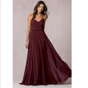 Jenny Yoo “Inesse” bridesmaid dress - Hibiscus